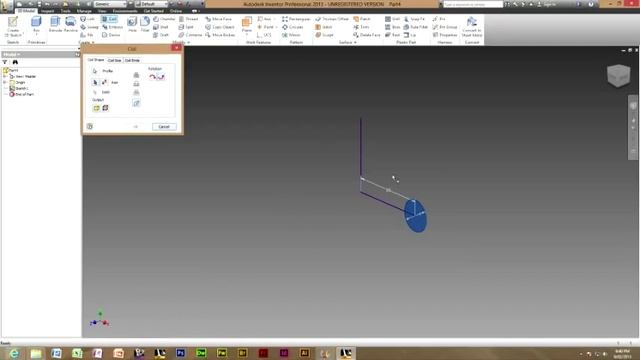 Autodesk Inventor 2014 - Making A Coil / Spring смотреть онлайн