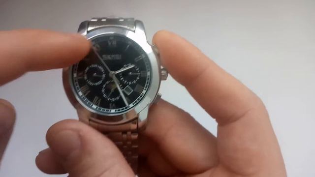 Стильные наручные кварцевые часы Skmei 9121 Watch, обзор, настройка, инструкция на русском, отзывы смотреть онлайн