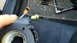 замена подрулевого шлейфа ниссан тиида