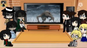 Family Ackerman + family Yeager react  ( Part 4 )  ( Aot react to Levi )