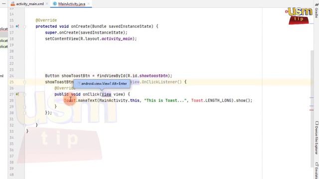 How to #Show #Custom #Toast on #Button #Click in #App| #Android Studio #Tutorials for #Beginner 202 смотреть онлайн