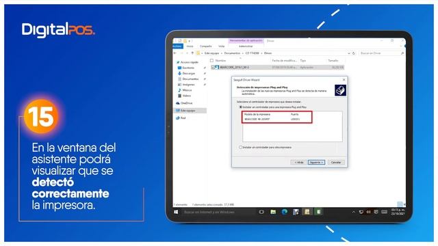INSTALACION IMPRESORA DE CODIGOS DE BARRAS DIG-TT426 POR USB смотреть онлайн