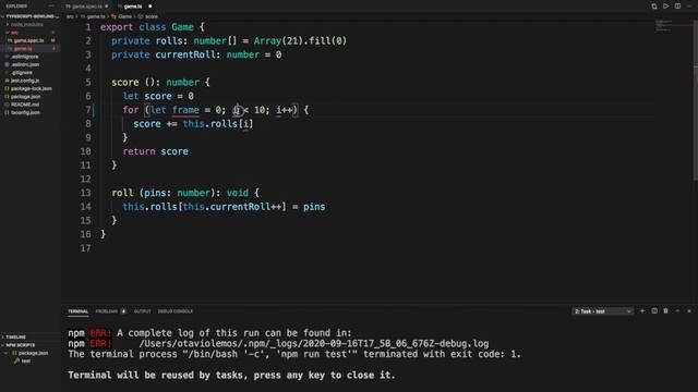 Bowling Kata in TypeScript ?| Speed Coding смотреть онлайн