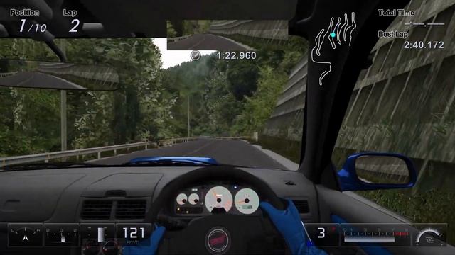 2'39.779 - Nakanoyu Uphill W/ Subaru 22B STi | Touge Time Trial S2 #3, P8 Finish | Assetto Corsa