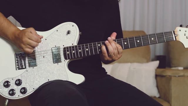 Foo Fighters - Everlong - Guitar Cover (Tabs)- Fender Chris Shiflett Telecaster - Gibson ES335 смотреть онлайн