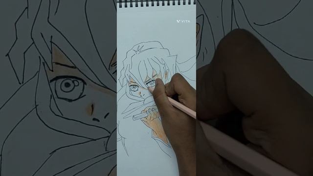 Drawing Muichiro Tokito || Drawing Tokito Muichiro in 7th Mist breathing form [ Tutorial ] смотреть онлайн