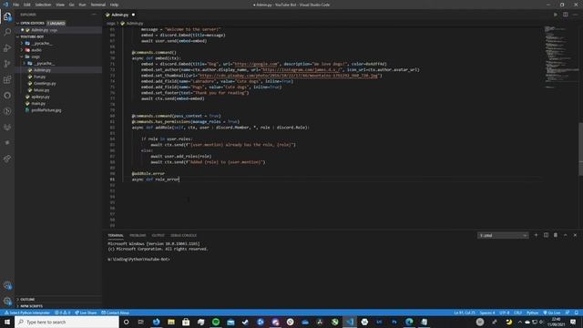 Roles - How to make a Discord Bot in Python! (Part 15: Roles) (Tutorial) смотреть онлайн