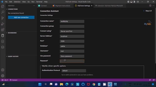 How to connect MySQL with Visual Studio Code смотреть онлайн