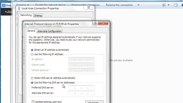 Add DNS Server in Windows 7 смотреть онлайн
