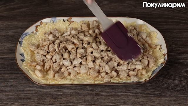 Салат который съедается МГНОВЕННО!! ЛЮБИМАЯ ЖЕНА - очень нежный вкусный и сытный!! смотреть онлайн