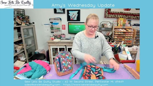 Amy's Wednesday Update (Facebook Live). November 8, 2023. Sew Lets Be Quilty Pentwater Michigan