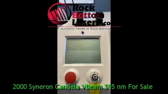2000 Syneron Candela VBeam 595 nm with New Dye Kit Installed Upon Installation смотреть онлайн
