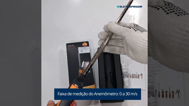 Termômetro Anemômetro Testo 405i - Eletrofrigor Produtos смотреть онлайн