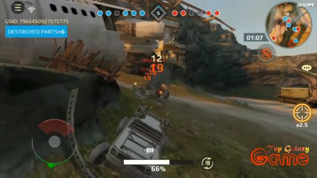 Crossout Mobile - PvP Action ( NEW UPDATE ) | Android Gameplay 2022 | Top Galaxy game смотреть онлайн