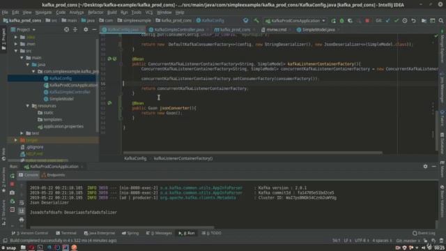 Spring boot with kafka consumer example | Sync Tech смотреть онлайн