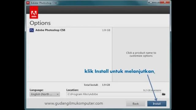 Cara Install Photoshop CS6 Extended Secara Online смотреть онлайн