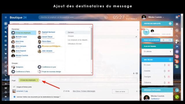Actualités_Créer une annonce dans Actualités de Bitrix24 смотреть онлайн