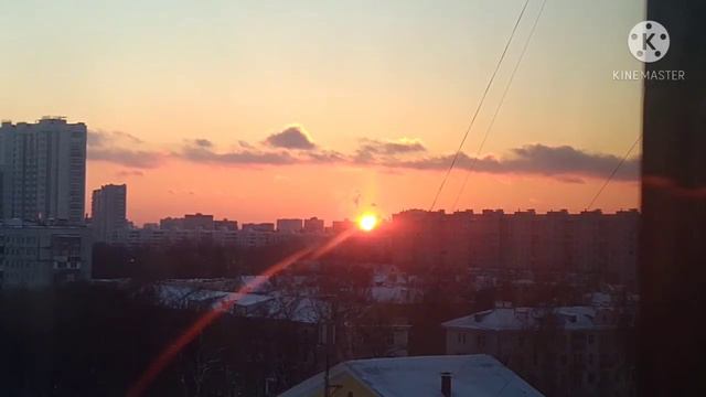Февральский закат/Февруарски залез/February sunset 18.02.2021 смотреть онлайн