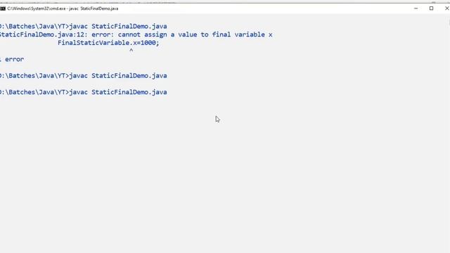uses of final keyword in java смотреть онлайн