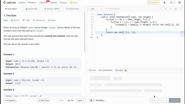 Leetcode 1: Two Sum | Java Solution смотреть онлайн