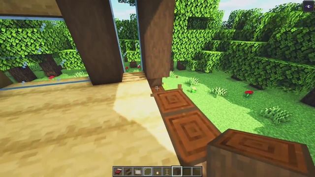 Minecraft: Easy Small Modern House | How to build a Wooden House in Minecraft Tutorial смотреть онлайн