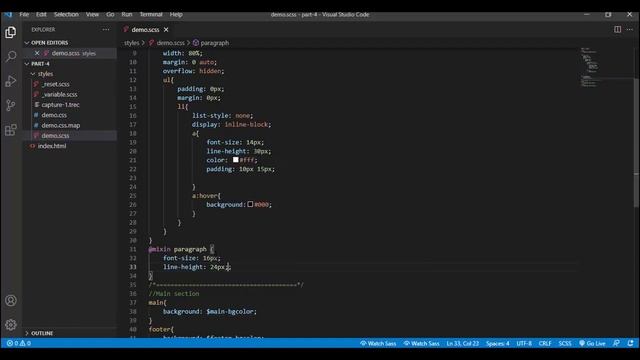 Sass Bangla Tutorial Part-04 : Mixin and Include смотреть онлайн