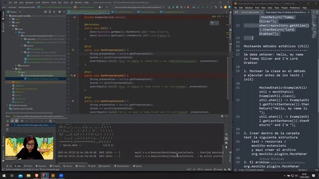 Mockito para clases con Autowired y métodos estáticos (Spring Boot) смотреть онлайн