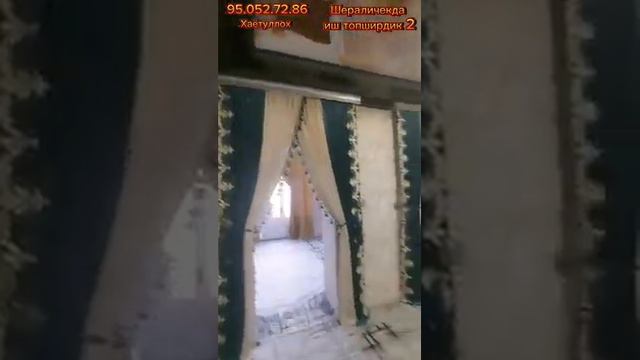 Шераличекда иш топширдик 2.    натяжной потолок ва фото обой хизмати