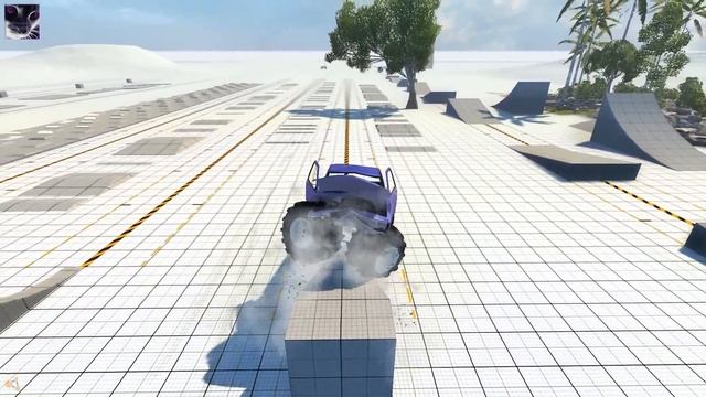 MONSTER VAN Vs MONSTER TRUCK - BeamNG Drive