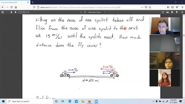 E F20 Calculus 1 Lecture 6: Limits at Infinity смотреть онлайн