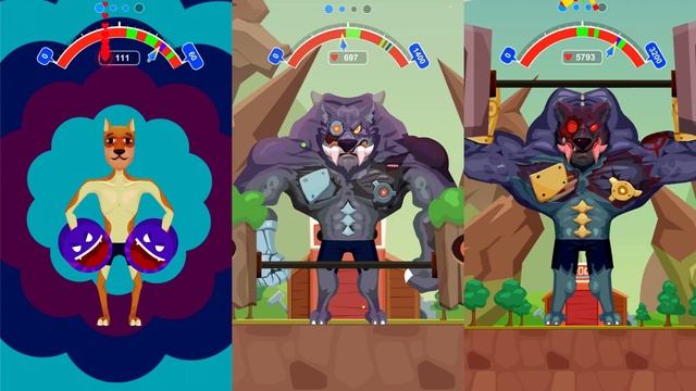 Tough man little dog into monster dog Game review - lion review смотреть онлайн