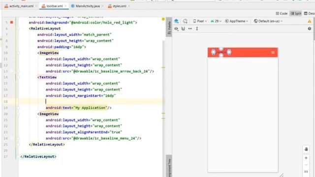 How to create Custom ActionBar or ToolBar | Android Studio | Beginners Tutorial смотреть онлайн