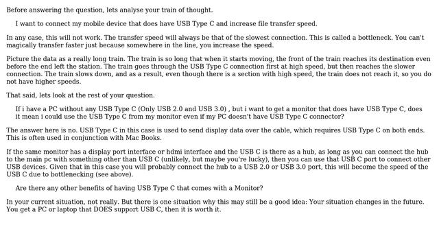 27 inch Monitor with USB Type C connector, benefits? (2 Solutions!!) смотреть онлайн