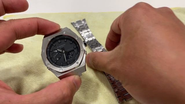 Casio G-Shock GA2100 CasiOak Mod TUTORIAL Gen 4/5 смотреть онлайн
