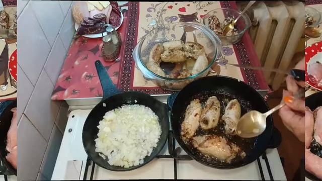Как приготовить мясные рулетики. Быстро.Просто.Вкусно. смотреть онлайн