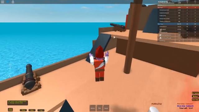 Roblox | RED VS BLUE PIRATE SHIP BATTLES! (Roblox Adventures) смотреть онлайн