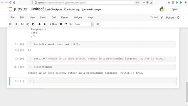 NLTK Tutorial 03: Tokenization | NLTK Tokenization смотреть онлайн
