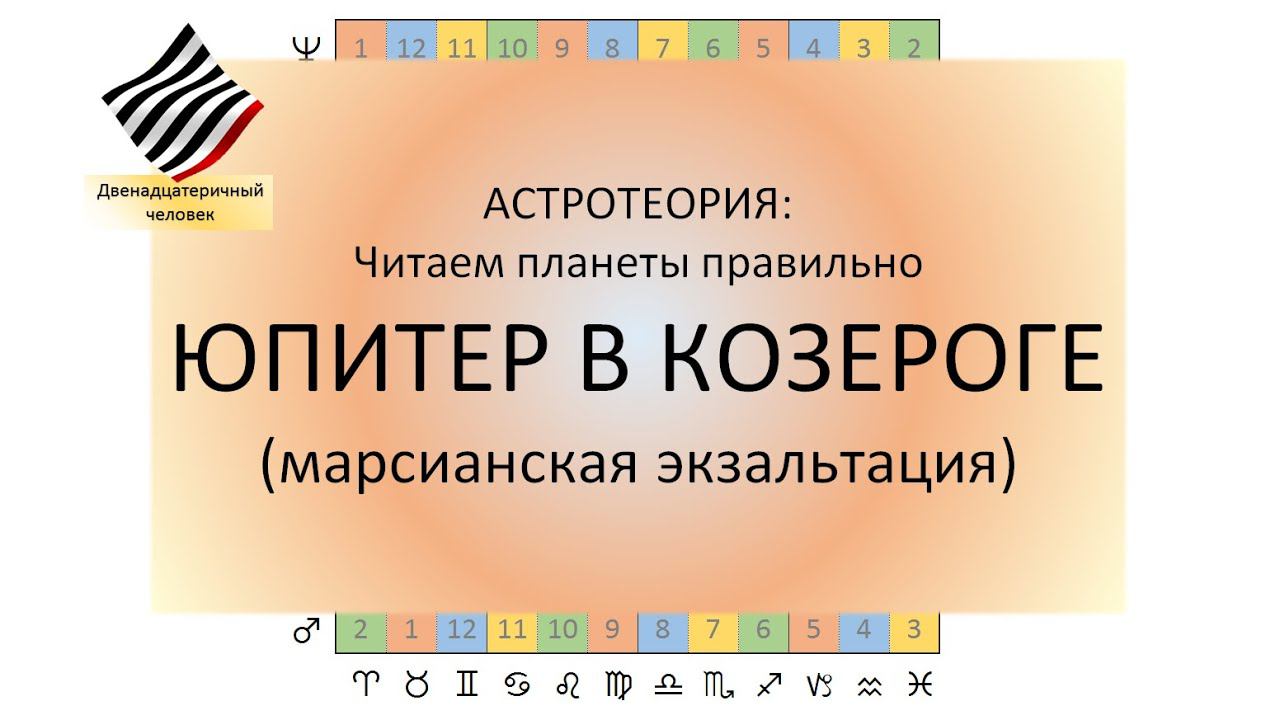 Читаем планеты правильно. Юпитер в Козероге смотреть онлайн