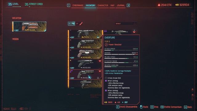 Cyberpunk 2077 Phantom Liberty| Get This Tier 5 Power Revolver #cyberpunk2077 #phantomliberty