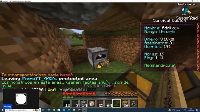 Jugando Minecraft en megaland :O 1.19 servidor publico смотреть онлайн
