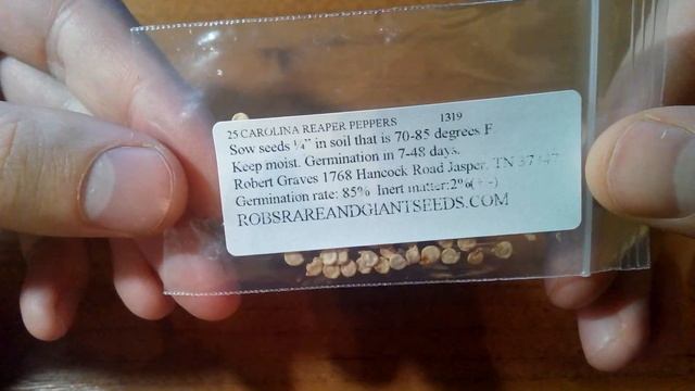 Перец Carolina Reaper смотреть онлайн