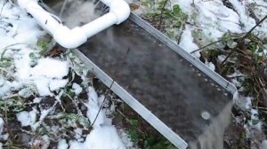 Шлюз для промывки золота с электропомпой.