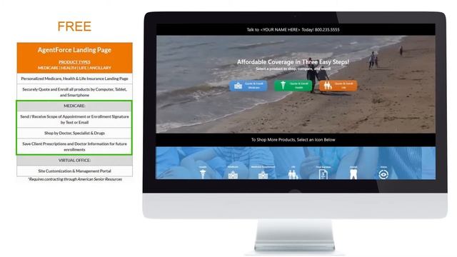 Agent Force - Online Sales & Marketing Platform (Quote & Enroll) for Health and Life Agents! смотреть онлайн