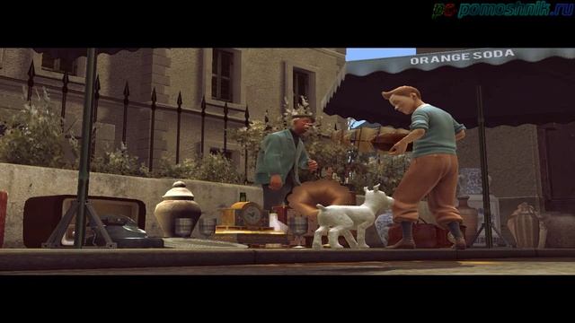 The Adventures of Tintin: Secret of the Unicorn часть 1 "Блошиный рынок" смотреть онлайн