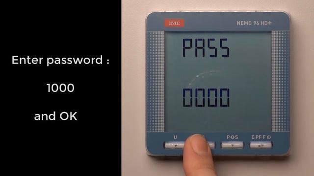 Nemo 96 ModBus Communication Configuration