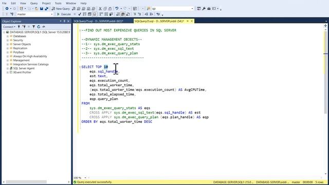 Find Out Most Expensive SQL Queries in SQL Server смотреть онлайн