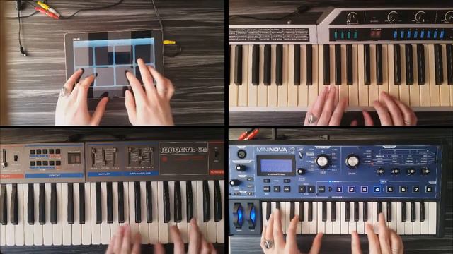 Making music in 4 chords (novation mininova, junost-21, formanta-mini, asus tablet) смотреть онлайн