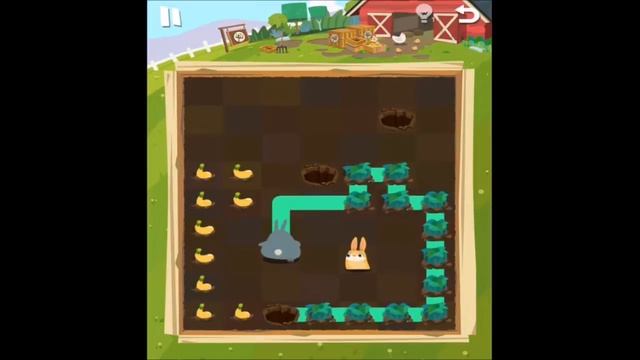 Patchmania - A Puzzle About Bunny Revenge Level 46 to 50 ios gameplay (Into the Barn) смотреть онлайн
