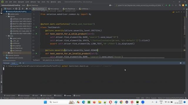 Adding severity levels with the help of Decorators in Allure Report (PyTest - Part 35) смотреть онлайн