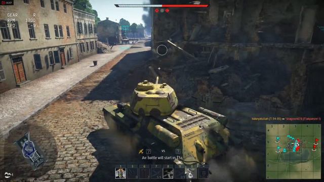 War Thunder - T-34-85 , IS-1 Game Play (1.87) смотреть онлайн